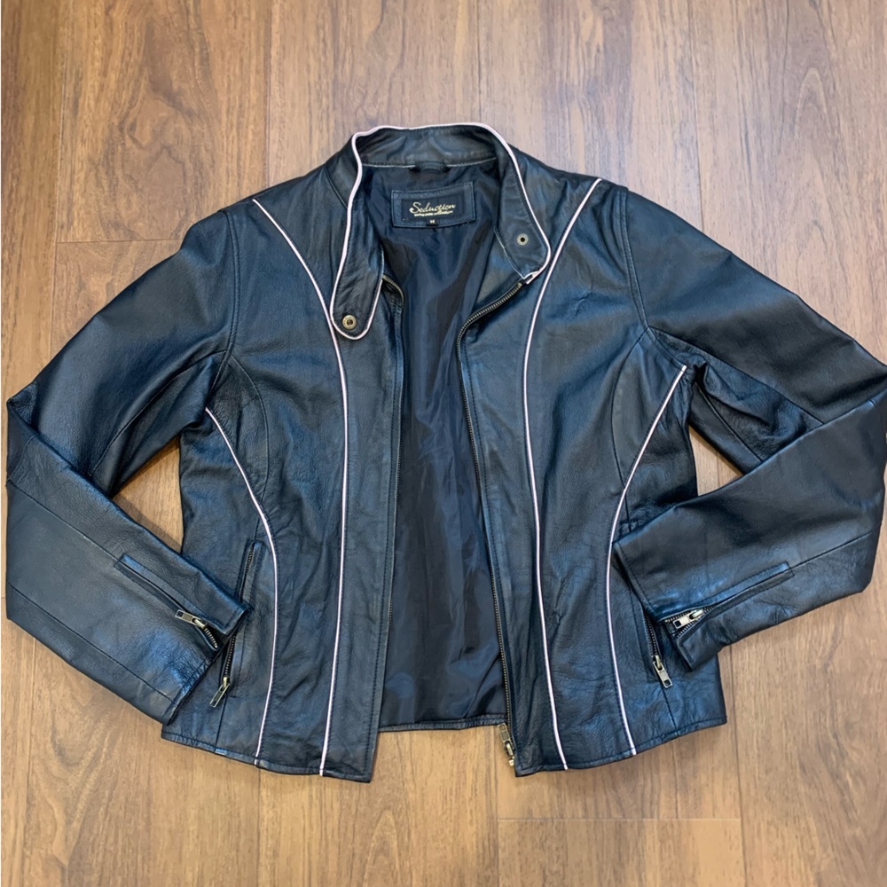 Leather jacket for woman - medium